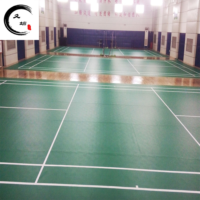 河北石家莊pvc地板耐磨防滑運(yùn)動(dòng)地板 籃球羽毛球卷材塑膠地板